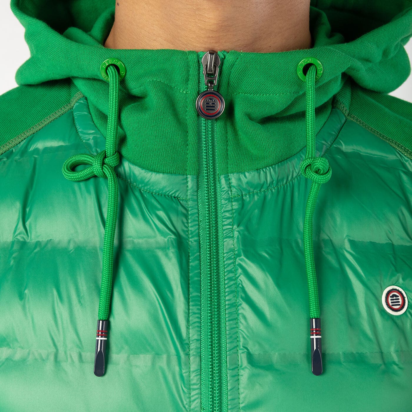 Chaqueta sin mangas verde césped PLAY