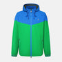 Chaqueta cortavientos bicolor verde Gazon PLAY