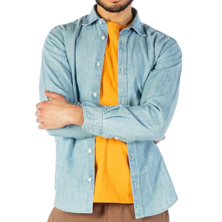 Camisa PLAY de manga larga de cambray