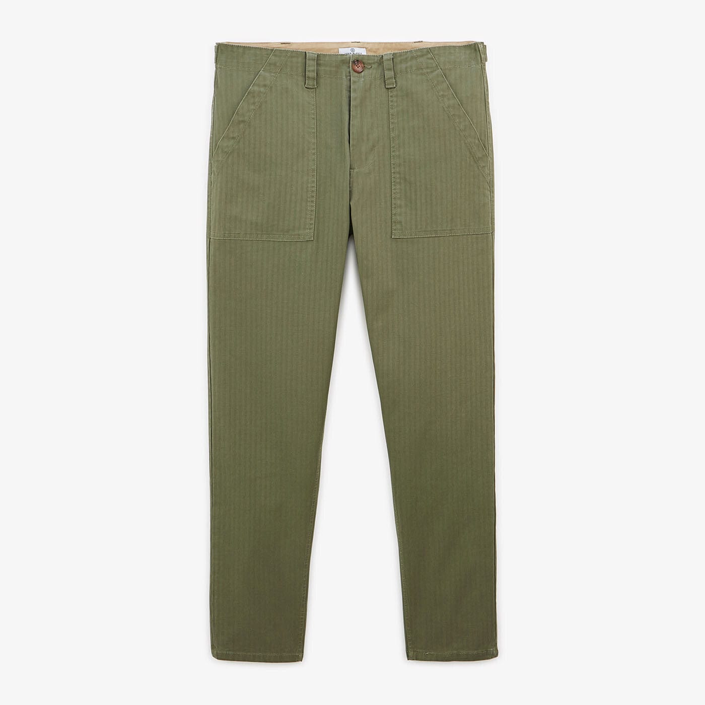 Pantalones 543 PLAY corte recto verde militar