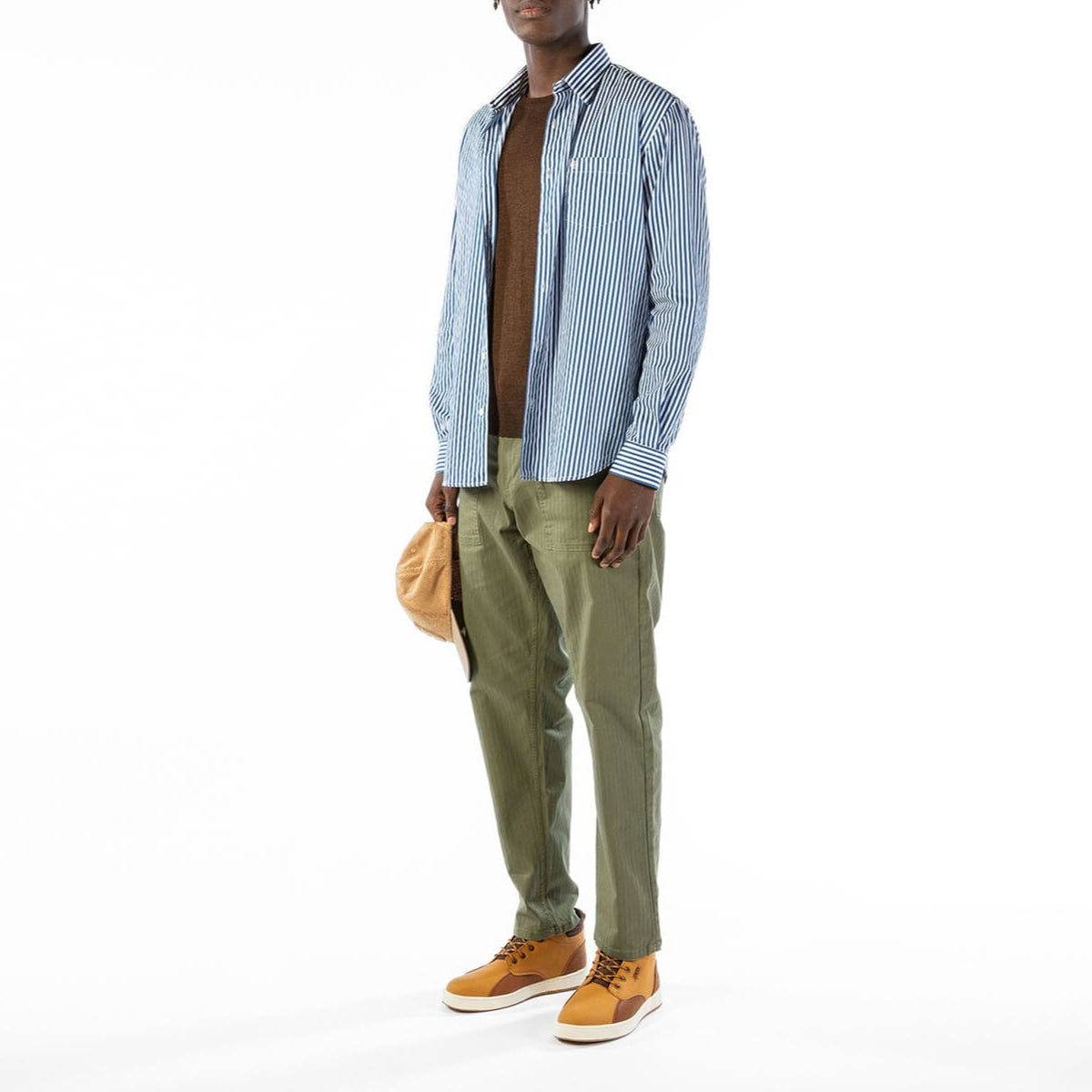 Pantalones 543 PLAY corte recto verde militar