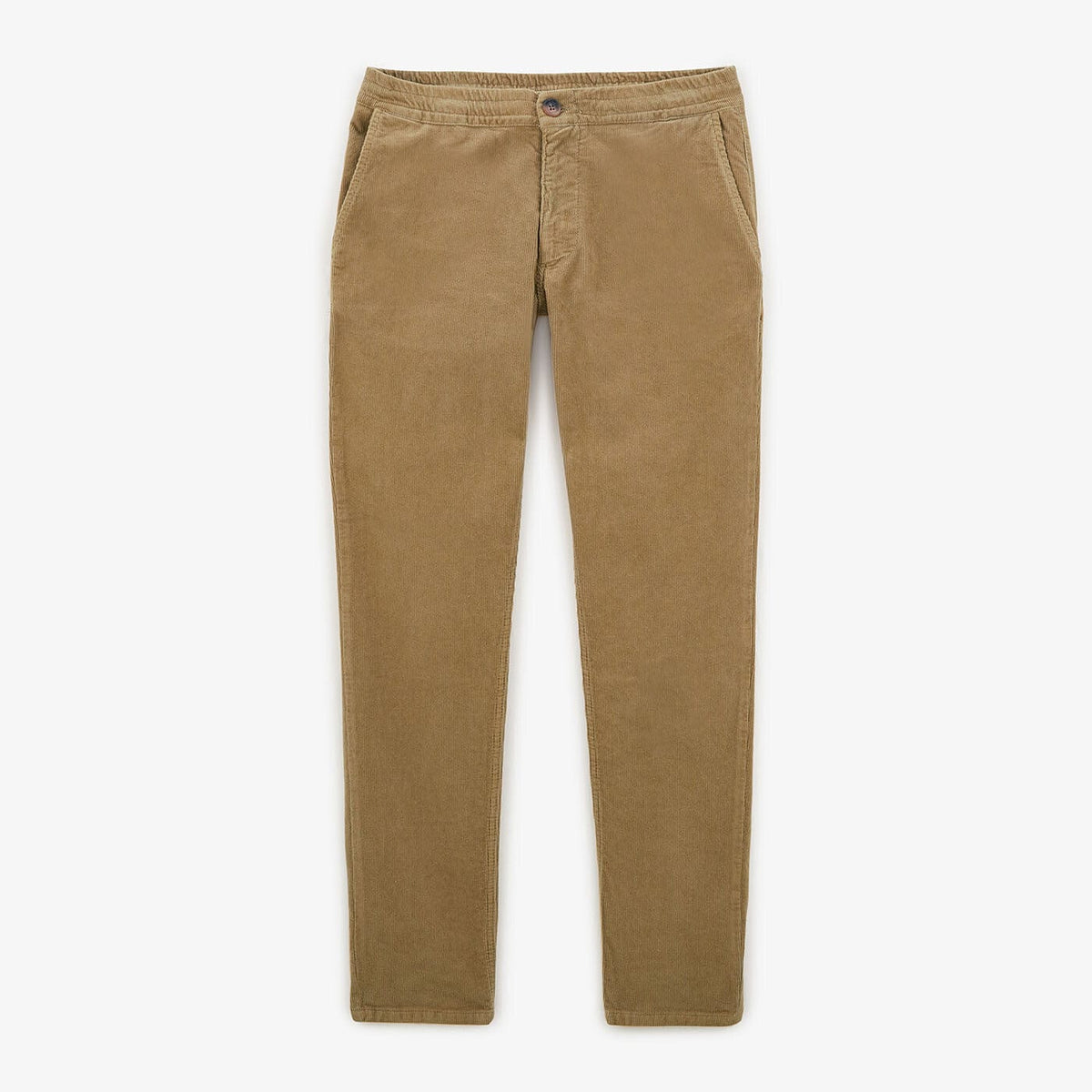 Pantalones de terciopelo 544 corte cómodo beige