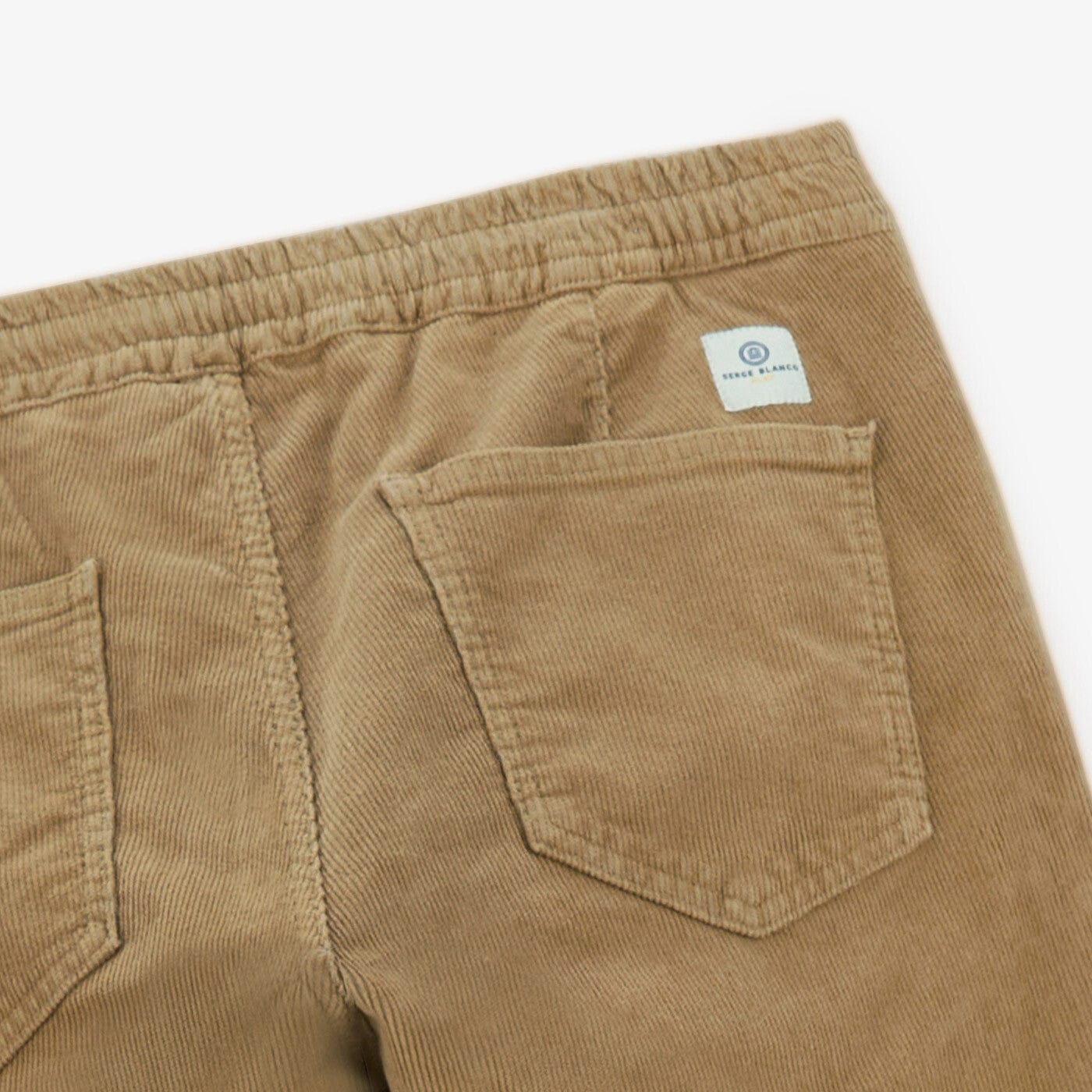 Pantalones de terciopelo 544 corte cómodo beige