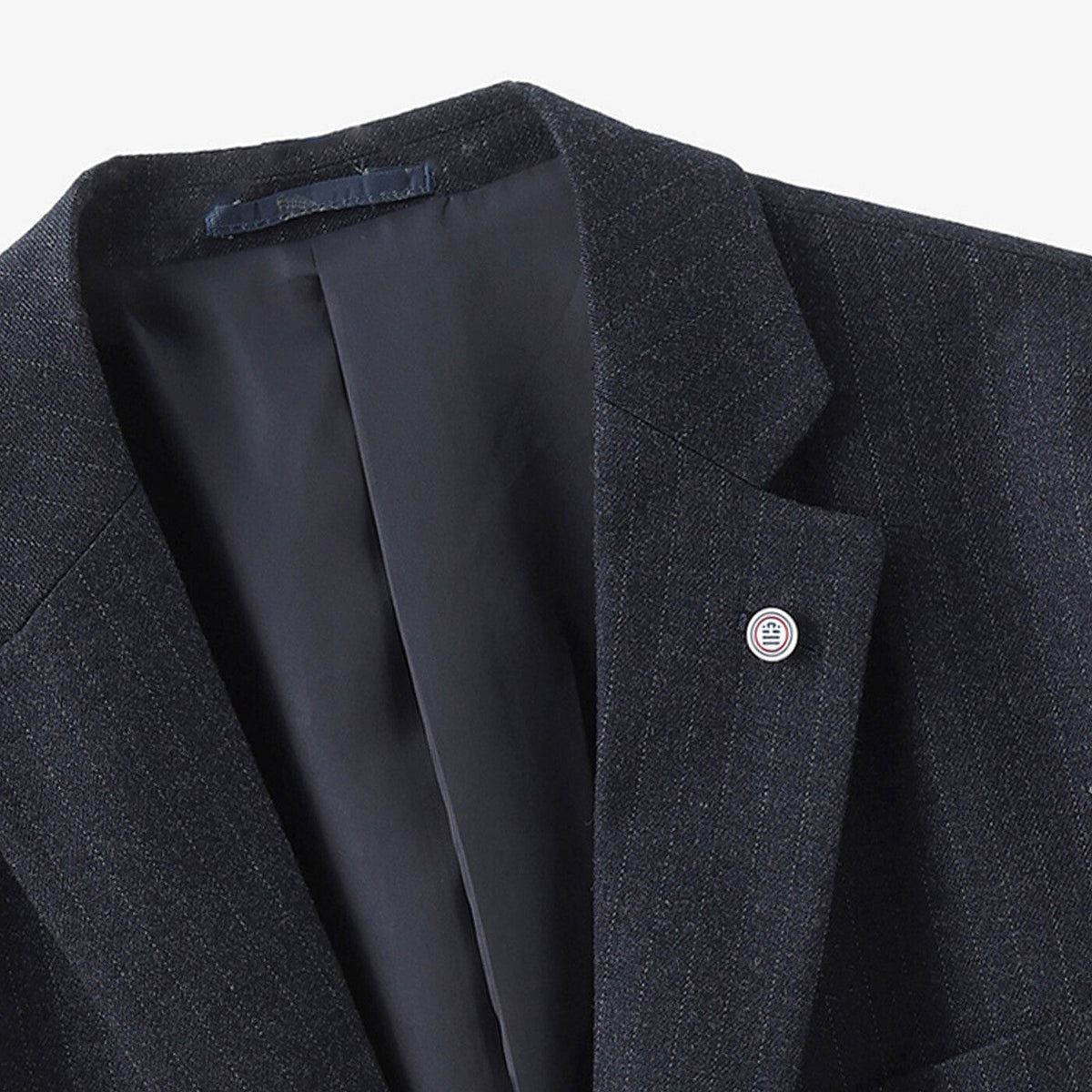 Chaqueta Simon a rayas de denim