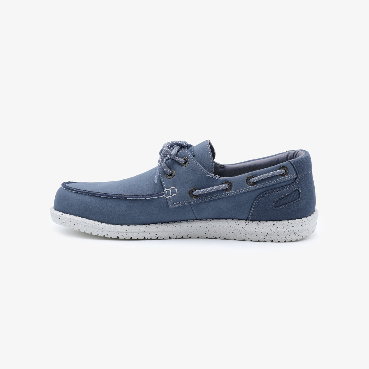 Zapatos náuticos Socoa azul vaquero en nubuck