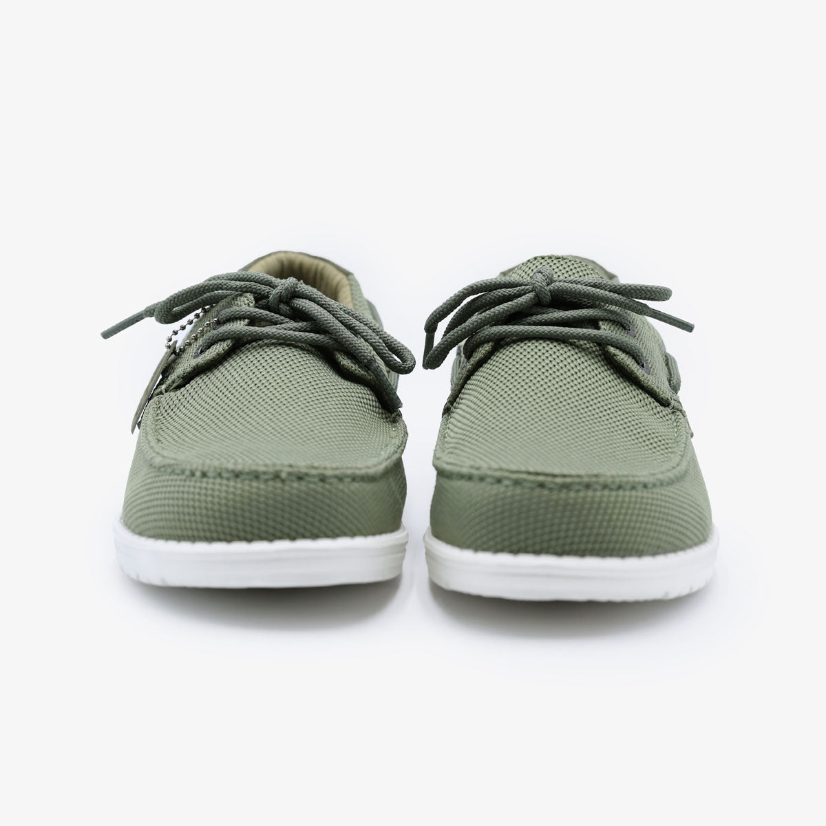 Zapatos náuticos Socoa de malla elástica verde caqui