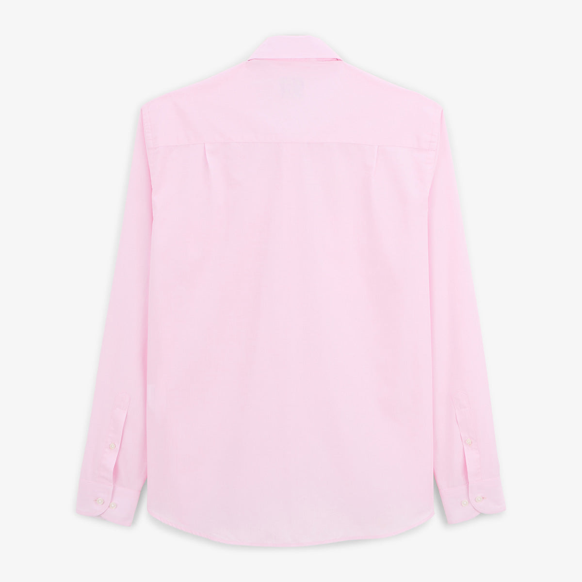 Camisa de manga larga de algodón rosa Charles para hombre SERGE BLANCO