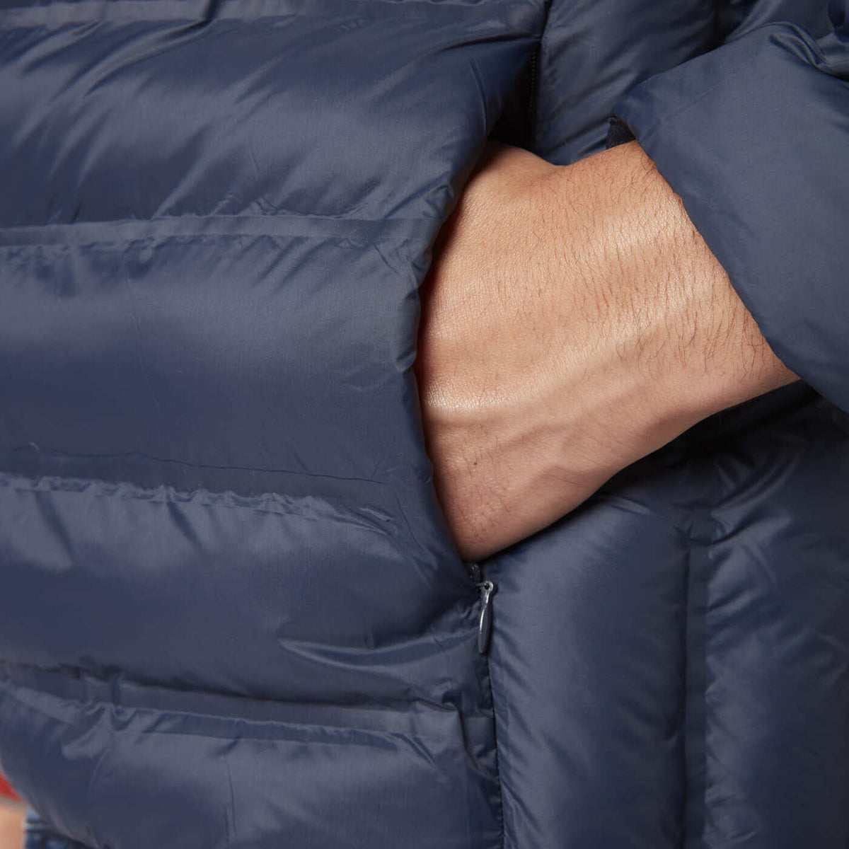 Chaqueta Piumino de manga larga azul marino