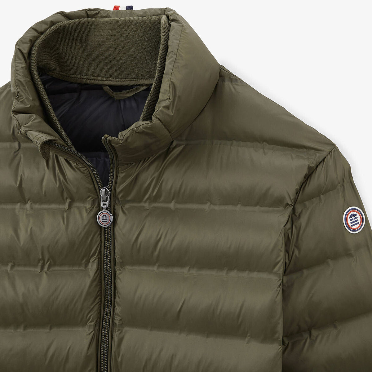 Chaqueta Piumino de manga larga verde militar