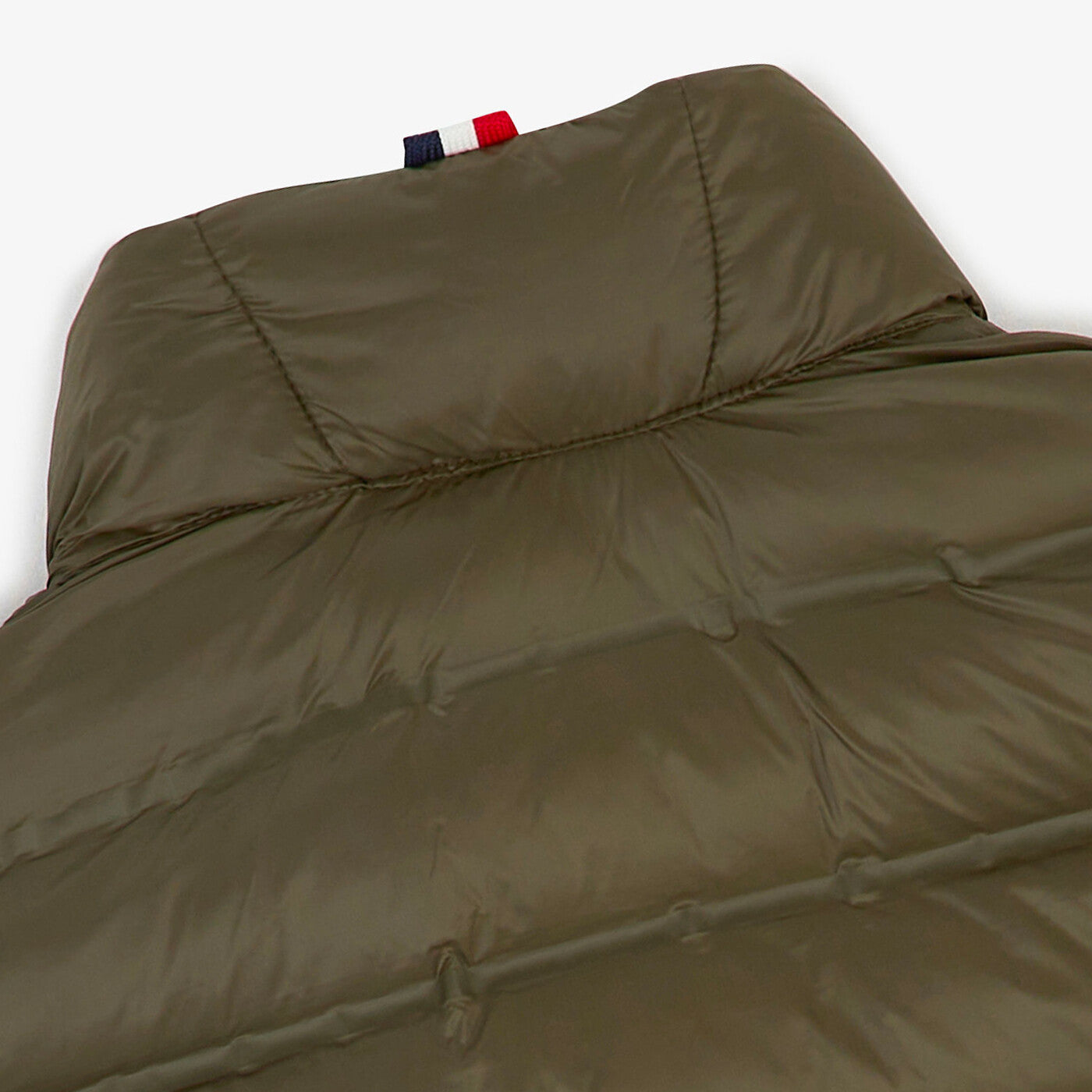 Chaqueta Piumino sin mangas verde militar