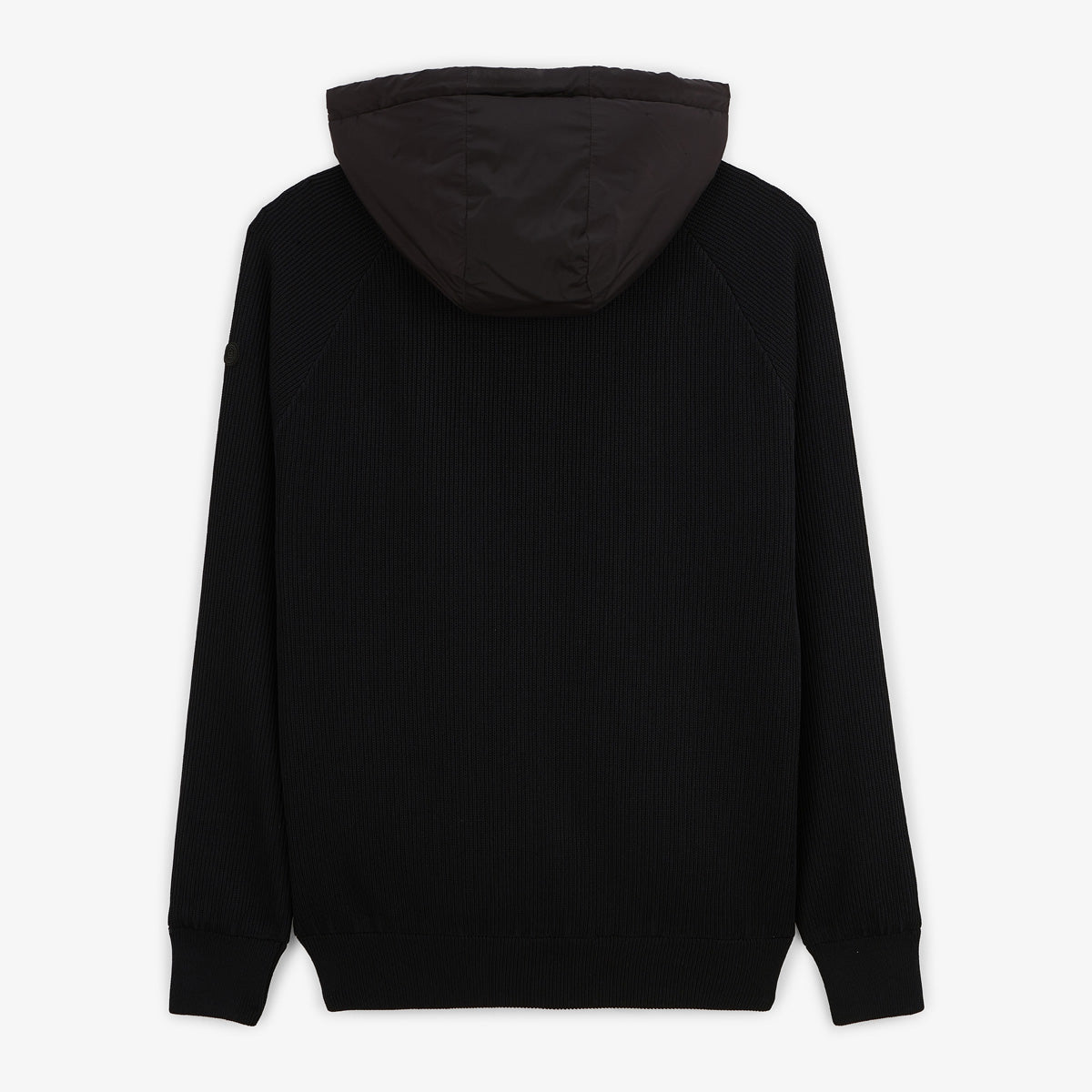 Chaqueta acolchada de punto negro Gasparus de manga larga para hombre SERGE BLANCO