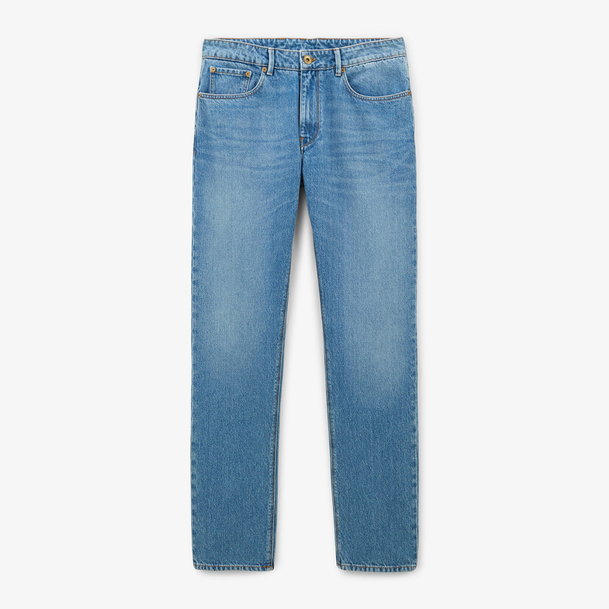 Jean 331 tapered fit azul de algodón corte ancho para hombre SERGE BLANCO