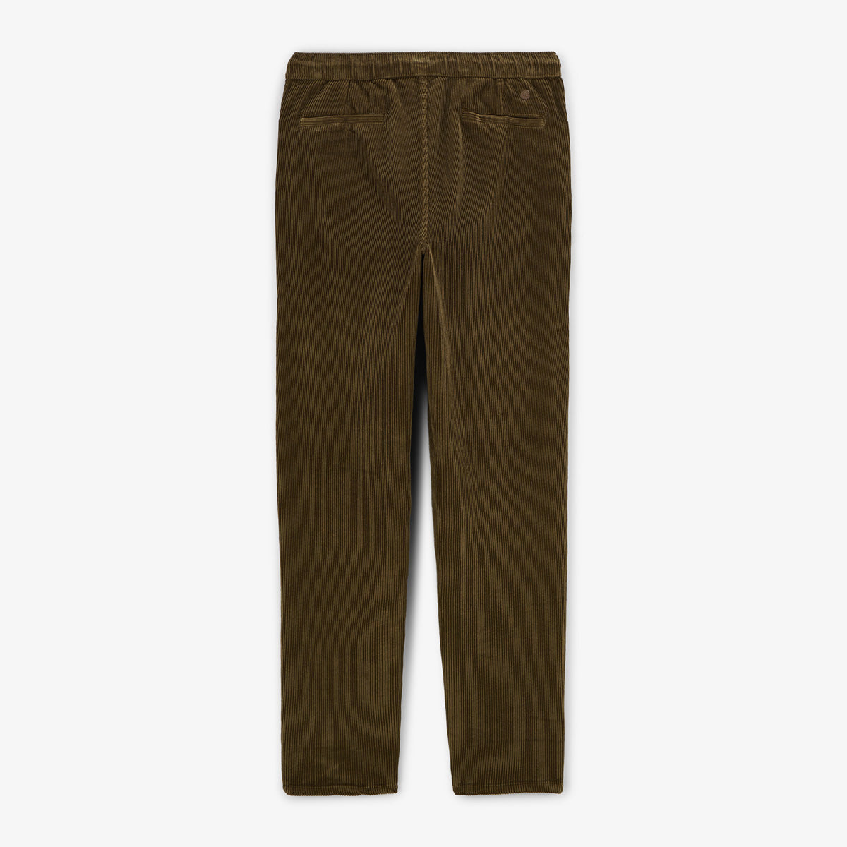 Pantalón 549 regular confort elástico marrón ébano de terciopelo para hombre SERGE BLANCO