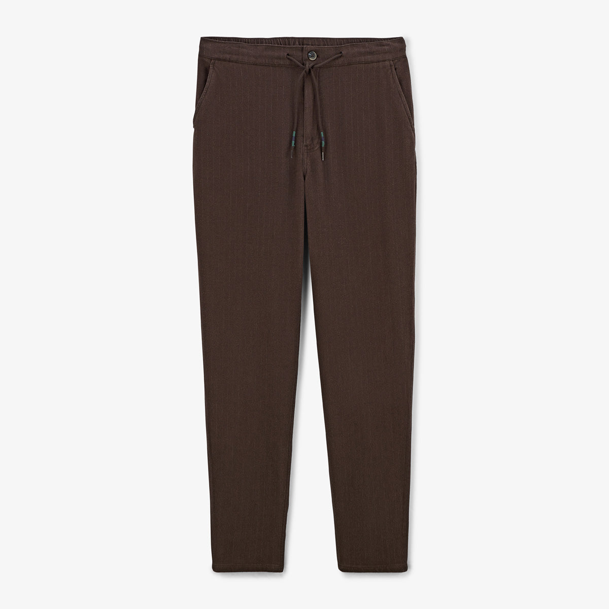 Pantalón 549 regular cómodo elástico marrón para hombre SERGE BLANCO