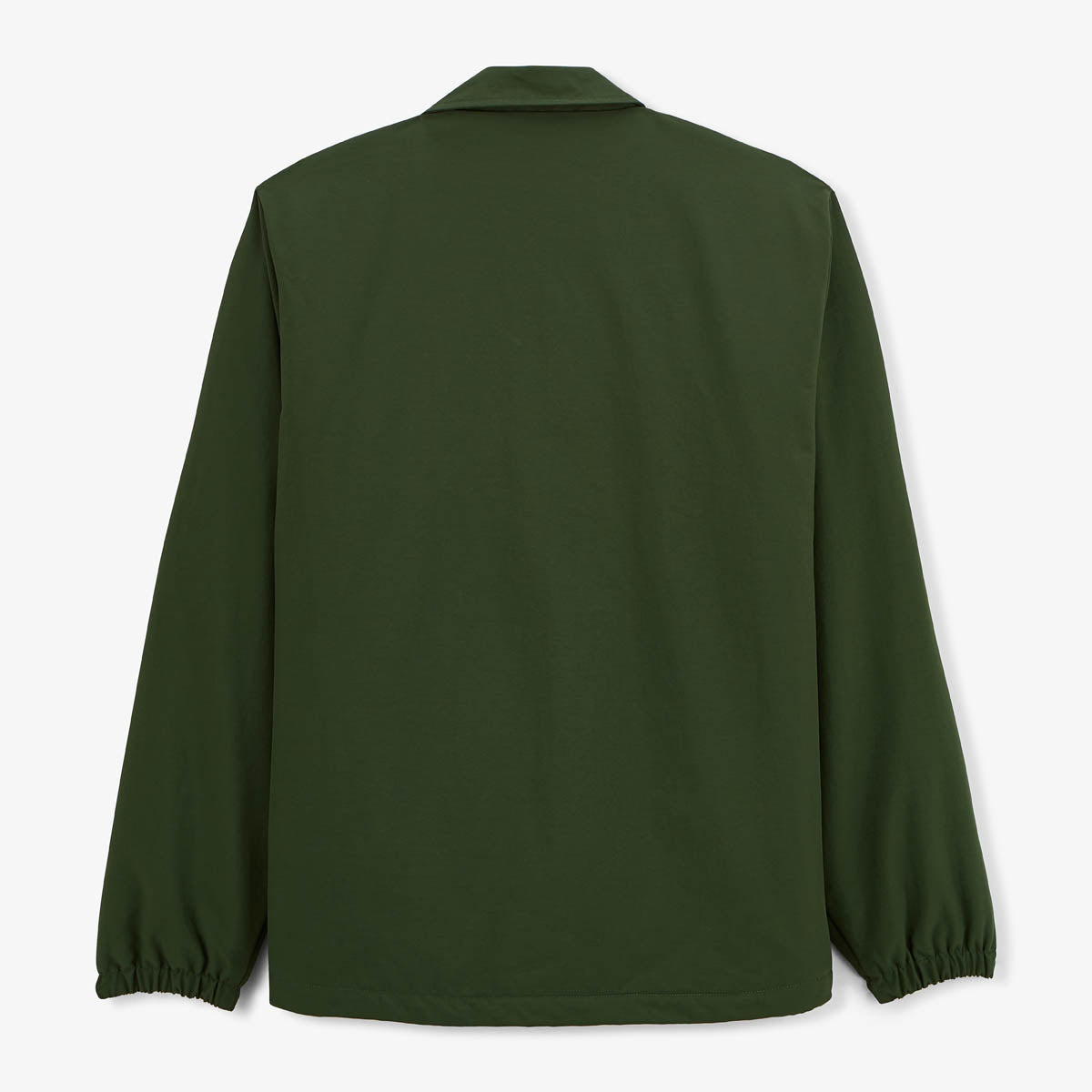 Parka Dan repelente al agua con insignia bordada en verde inglés SERGE BLANCO