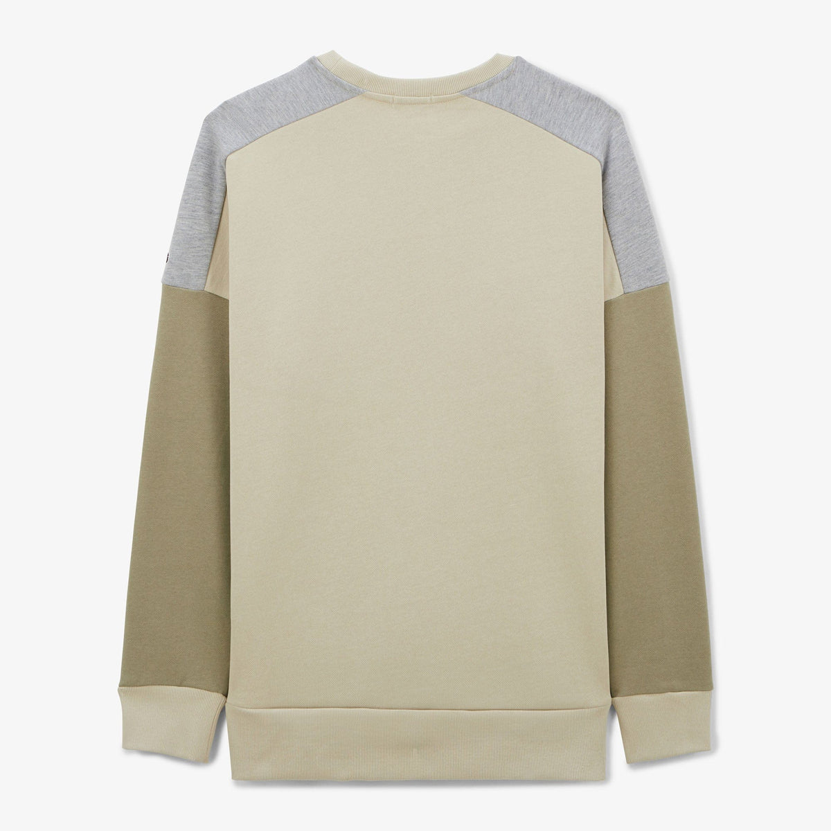 Sudadera de felpa WE LOVE SERGE cemento cuello redondo de algodón para hombre SERGE BLANCO