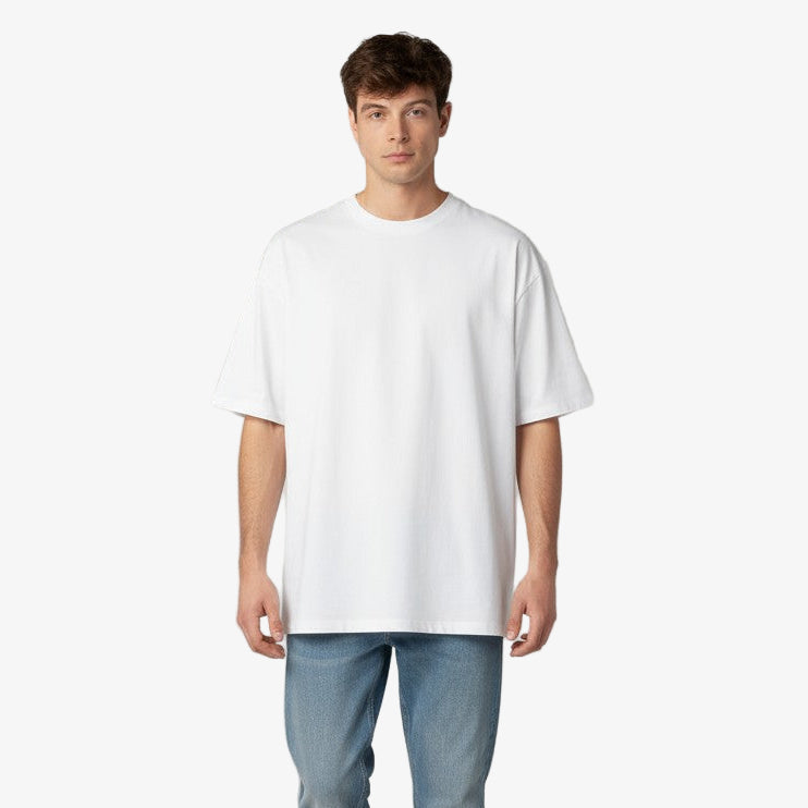 Camiseta de manga corta de algodón elástico blanco Tarike para hombre SERGE BLANCO