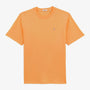 Camiseta de cuello redondo Theo de algodón naranja mandarina HOMBRE SERGE BLANCO