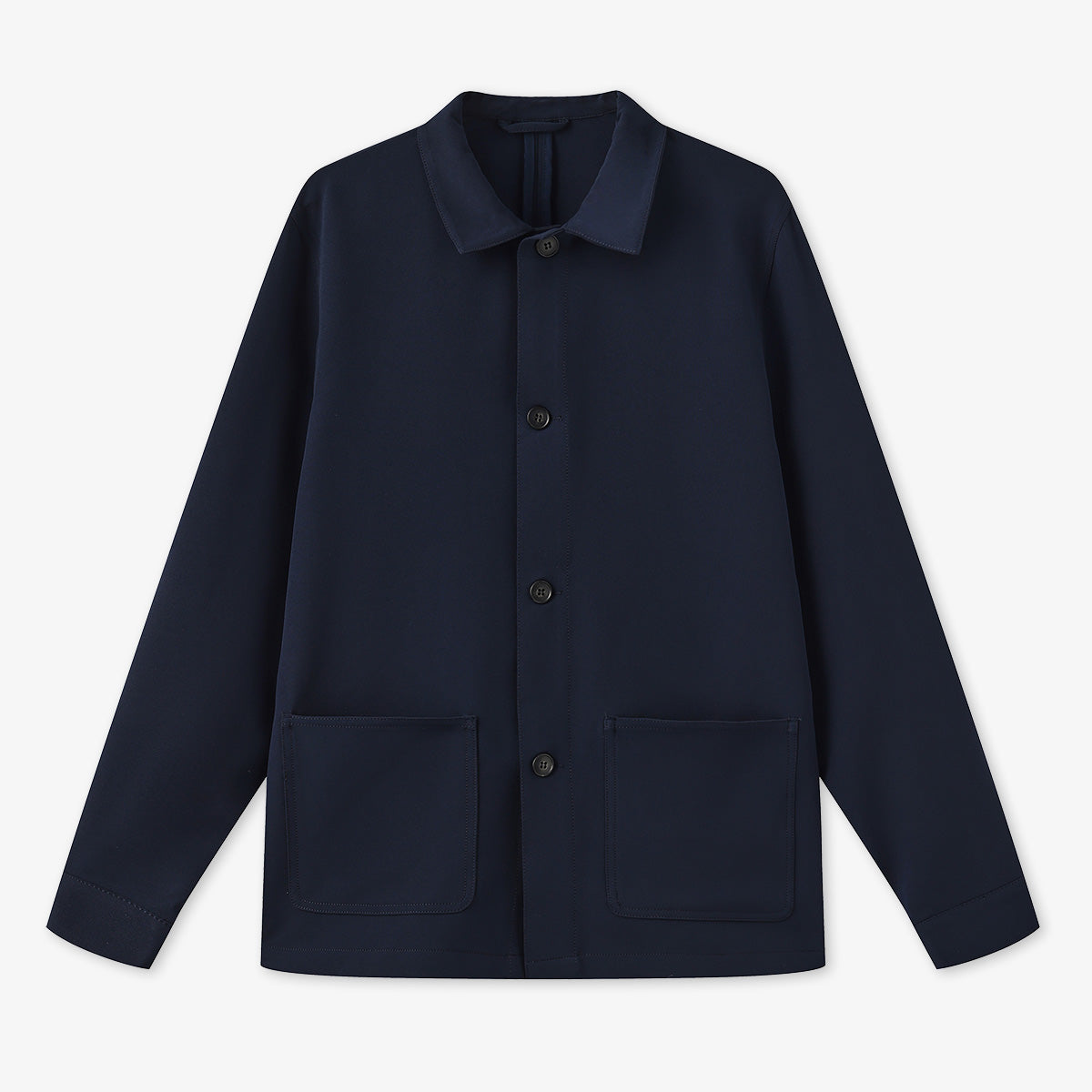 Chaqueta Worker azul oscuro Waël sarga blanco