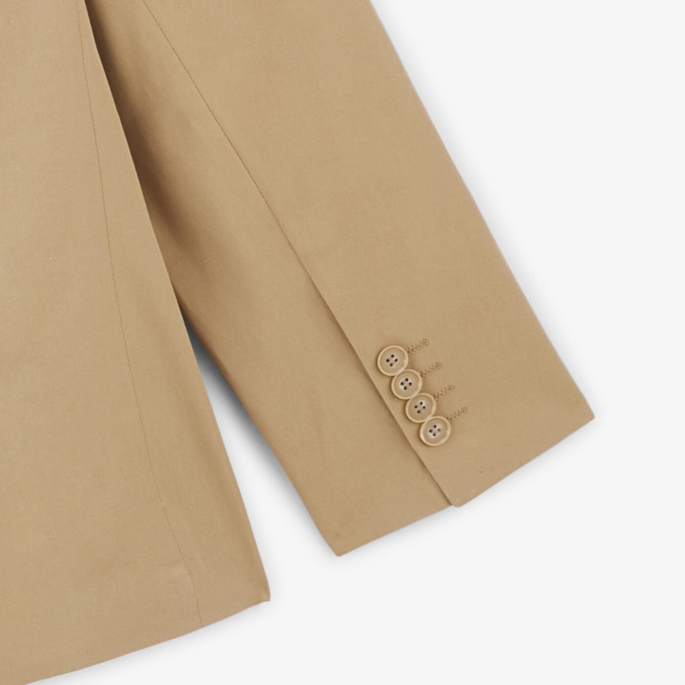 Chaqueta blazer Simon beige mastic de algodón para hombre serge blanco