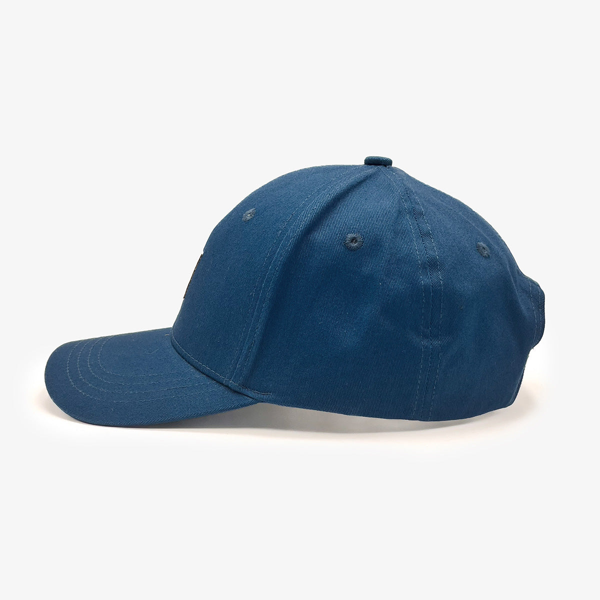 Gorra de béisbol de algodón azul opalino serge blanco