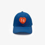 Gorra de algodón con insignia con corazón SB azul ópalo serge blanco