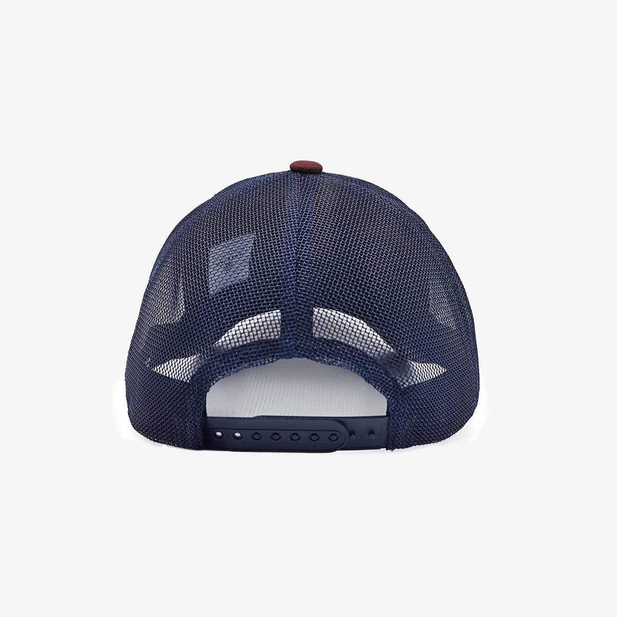 Gorra trucker de malla tricolor morado púrpura 1992 SERGE BLANCO