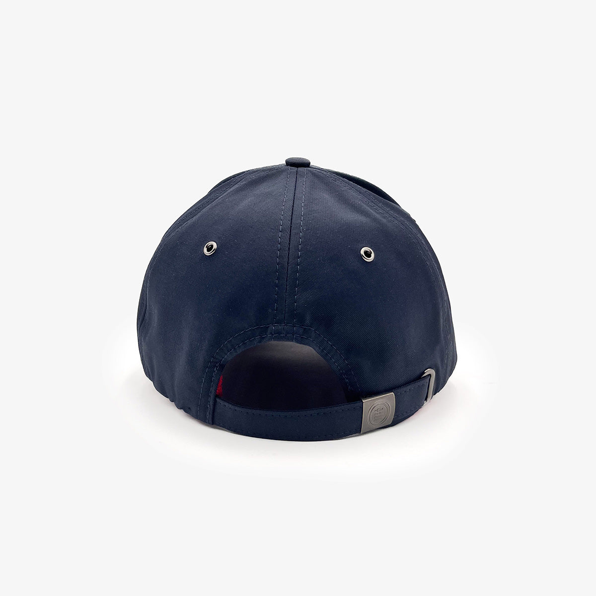 Gorra lisa azul oscuro para hombre, sarga blanco