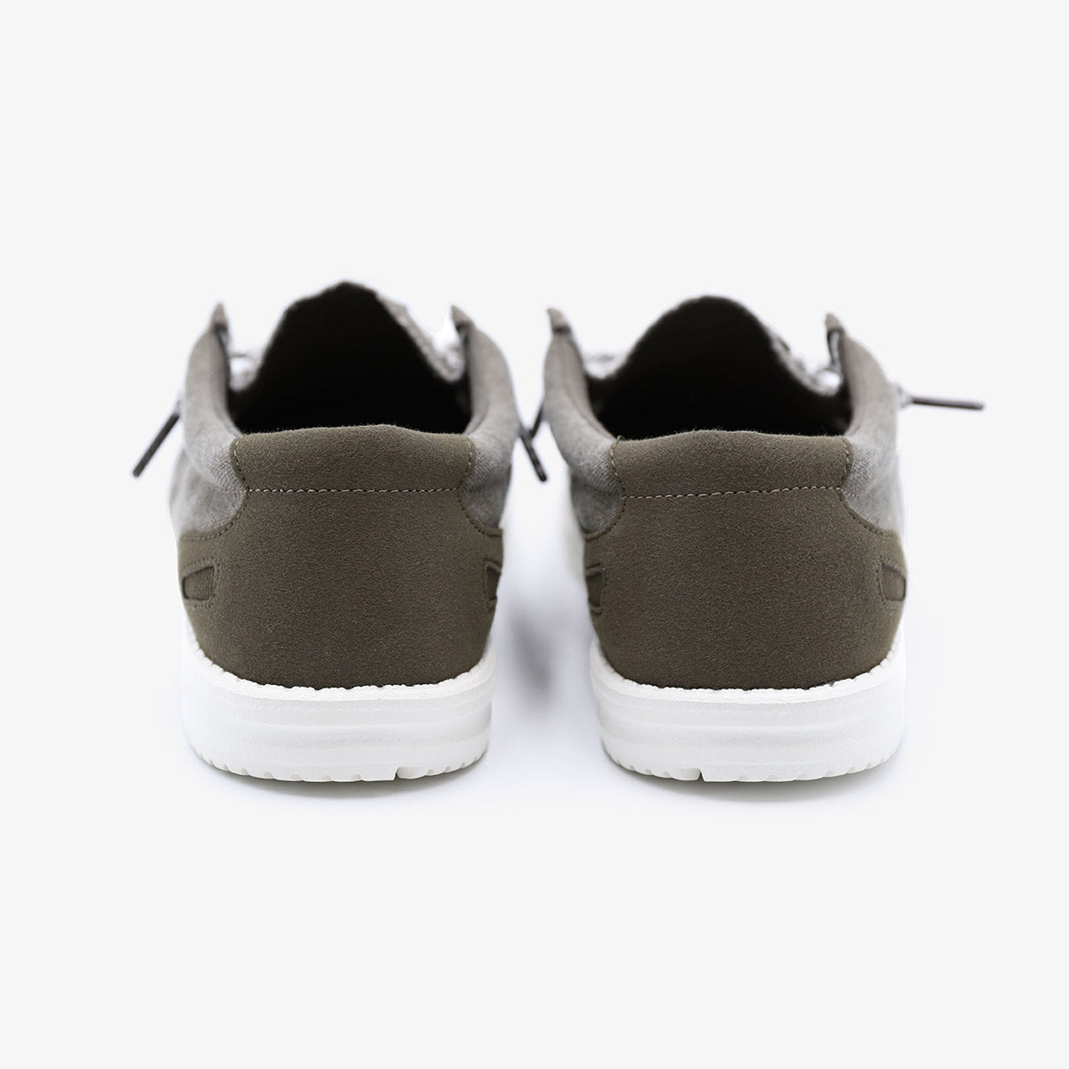 Zapatos náuticos Saint Jean de lona marrón chocolate para hombre SERGE BLANCO