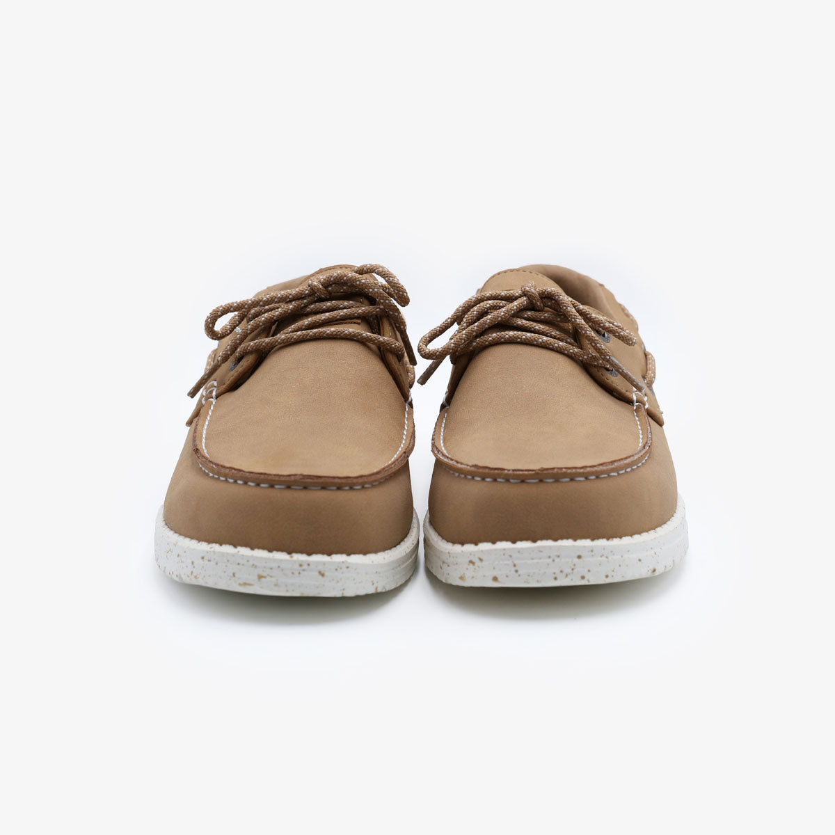 Zapatos náuticos Socoa Beige Mastic en nubuck para hombre SERGE BLANCO