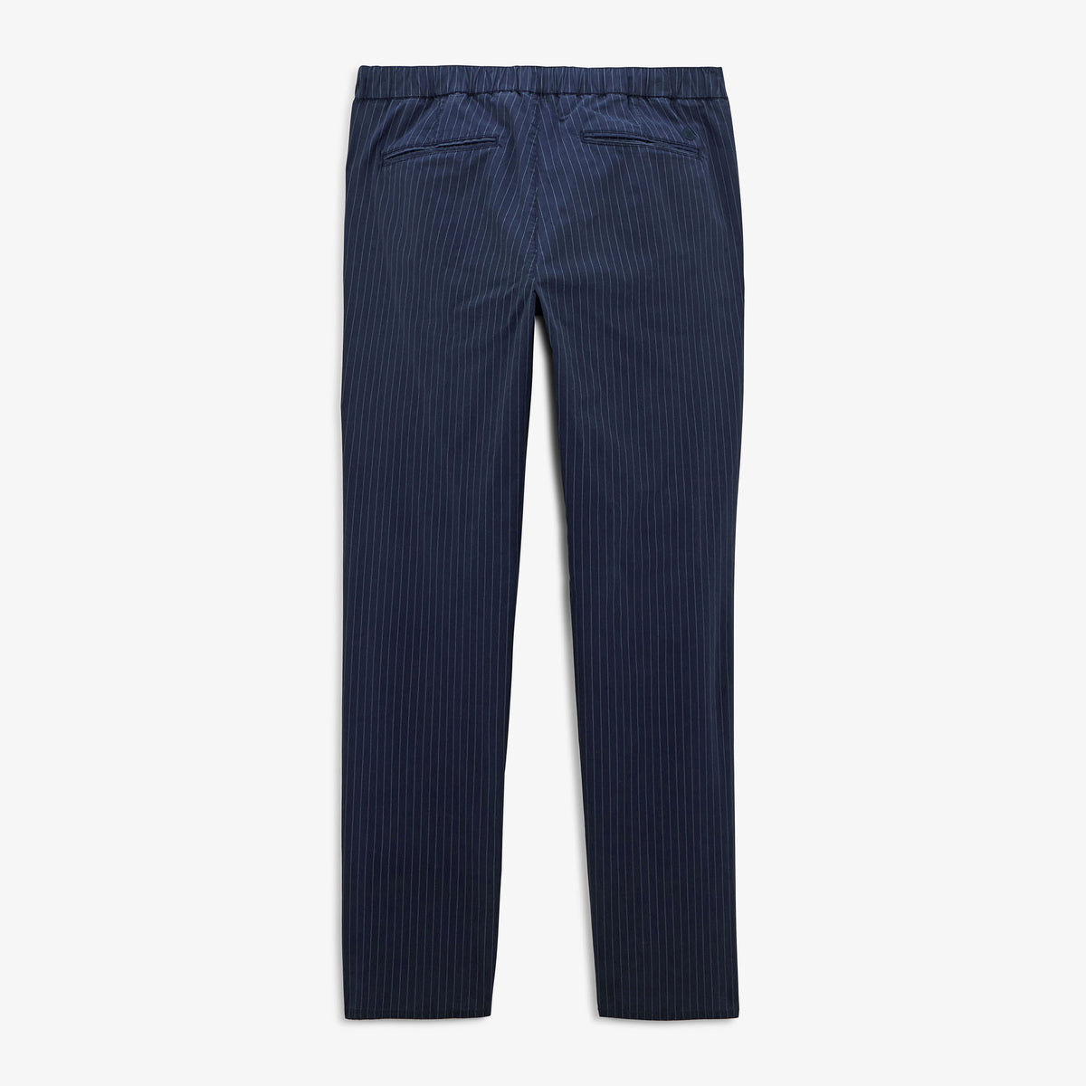 Pantalón chino 549 de algodón a rayas azul noche para hombre SERGE BLANCO