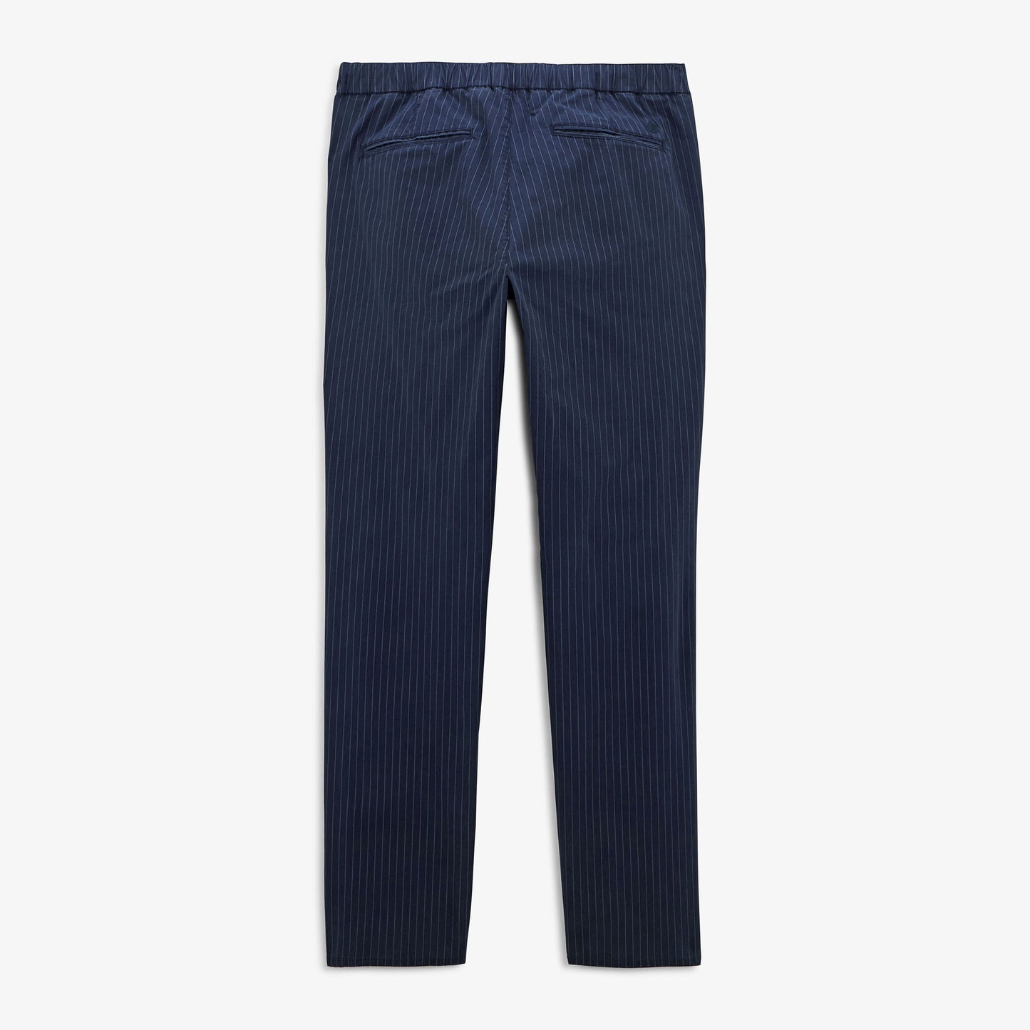 Pantalón chino 549 de algodón a rayas azul noche para hombre SERGE BLANCO