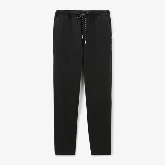 Pantalón chino 551 corte ancho elástico negro para hombre SERGE BLANCO