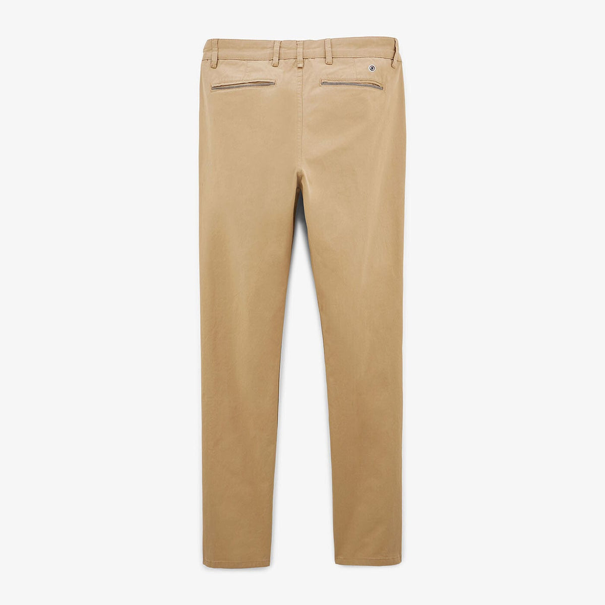 Pantalón chino 702 corte cómodo de algodón beige para hombre SERGE BLANCO