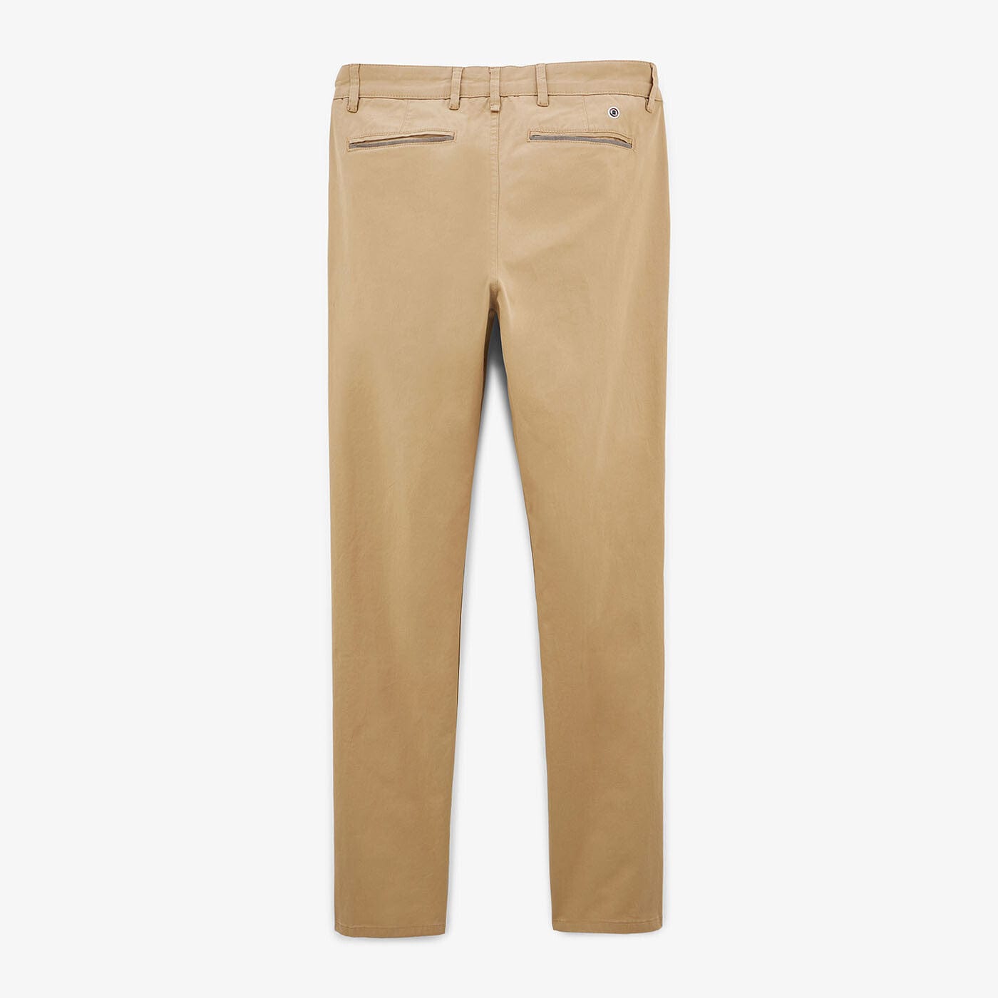 Pantalón chino 702 corte cómodo de algodón beige para hombre SERGE BLANCO