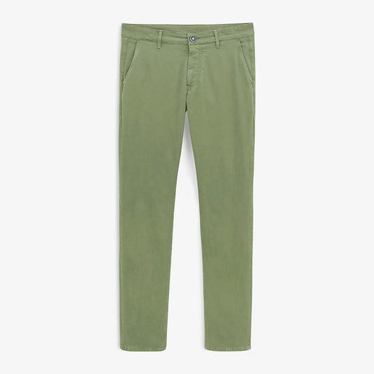 Chino 702 Corte recto Cómodo Verde militar Hombre SERGE BLANCO