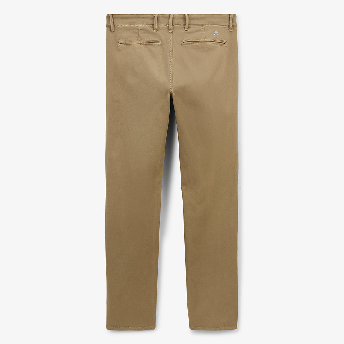 Pantalón chino 702 de algodón, corte cómodo, color beige, HOMBRE SERGE BLANCO