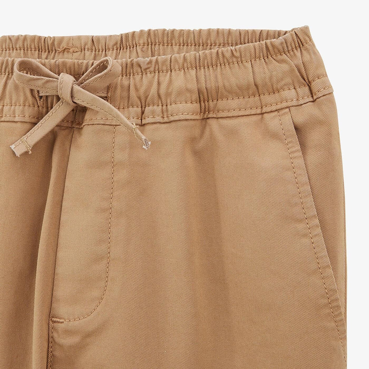 Pantalón chino 734 Junior de algodón elástico beige SERGE BLANCO