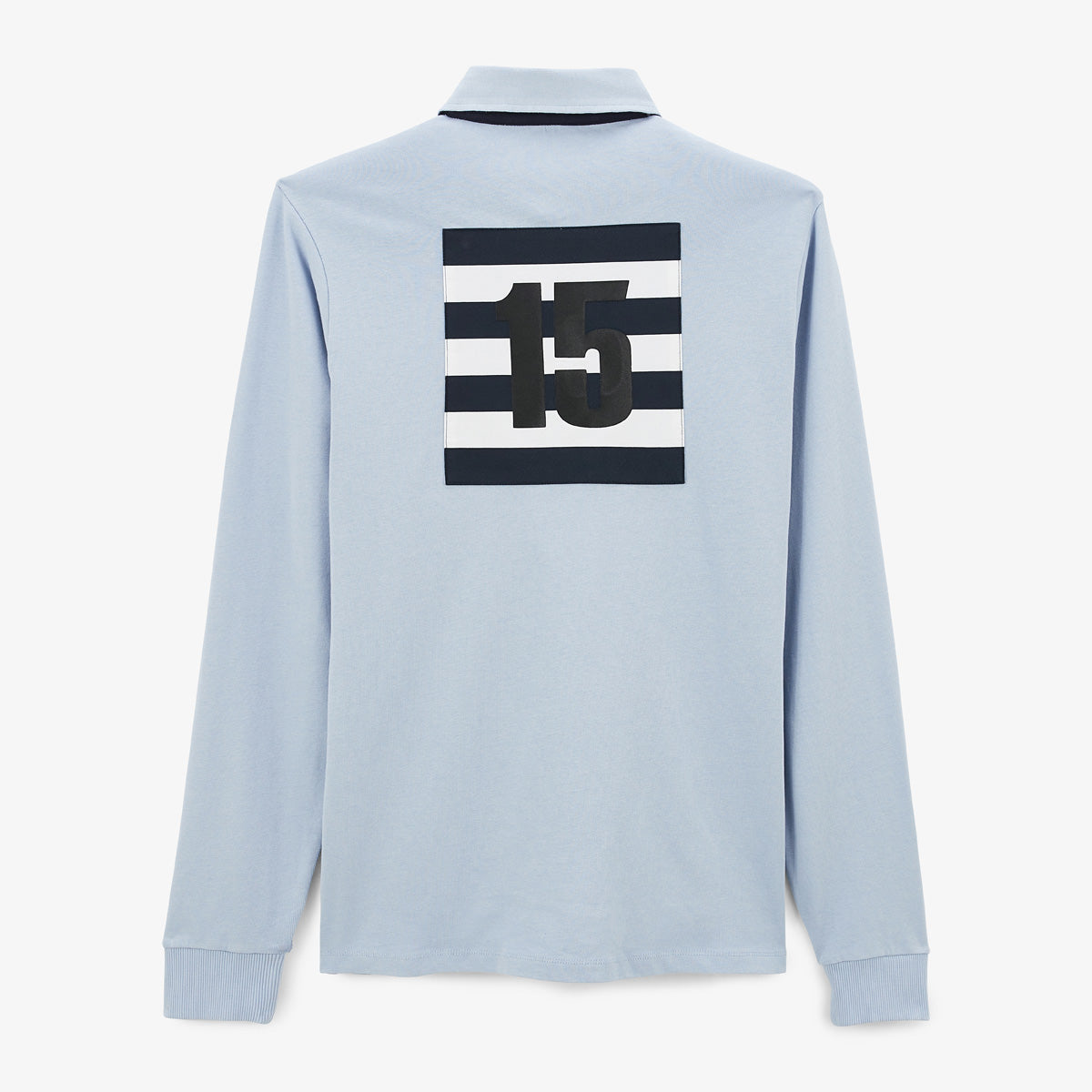 Camiseta de rugby de manga larga azul cielo Lohan Hombre SERGE BLANCO