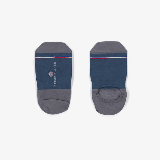 Pack de 3 pares de calcetines invisibles gris pizarra SERGE BLANCO