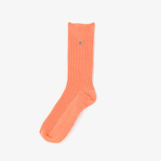 Pack de 3 pares de calcetines largos lisos naranja coral SERGE BLANCO