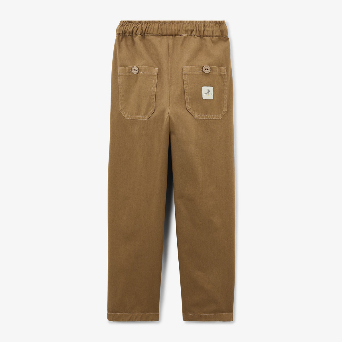 Pantalones 550 corte ancho para niño marrón shitake SERGE BLANCO