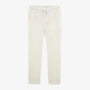 Pantalón 743 de lino con cintura elástica blanco Latte Hombre SERGE BLANCO
