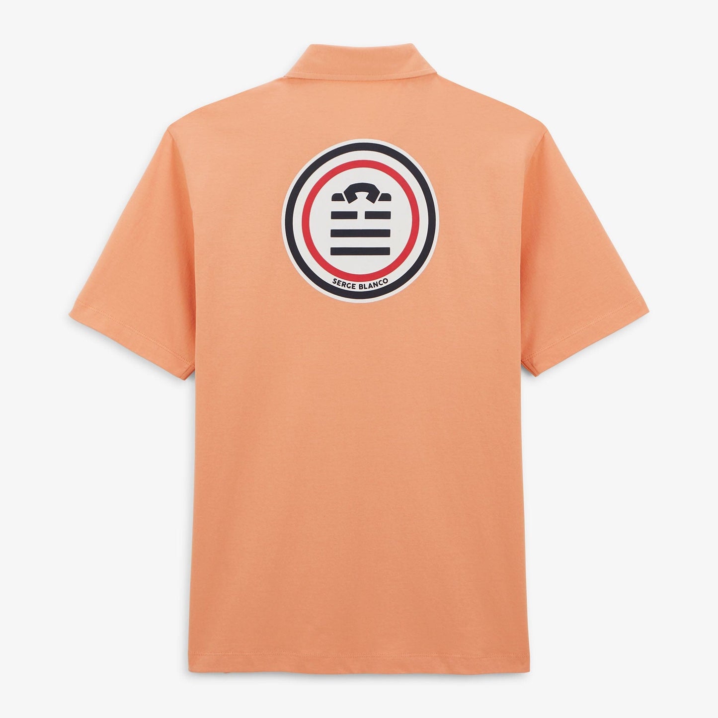 Polo de rugby de manga corta Lyes en jersey de algodón coral para hombre SERGE BLANCO