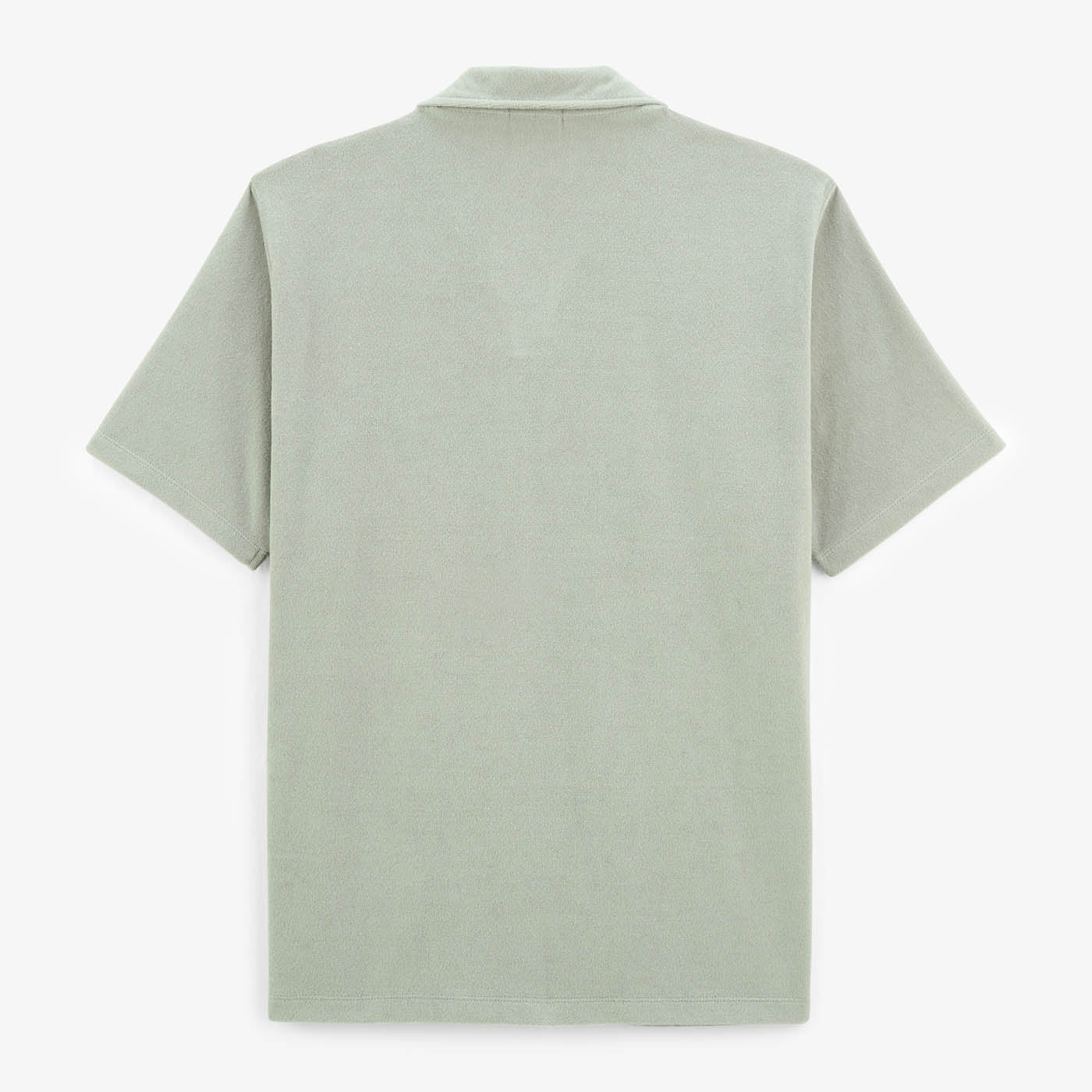 Polo de manga corta Lane de felpa de algodón gris pizarra para hombre SERGE BLANCO