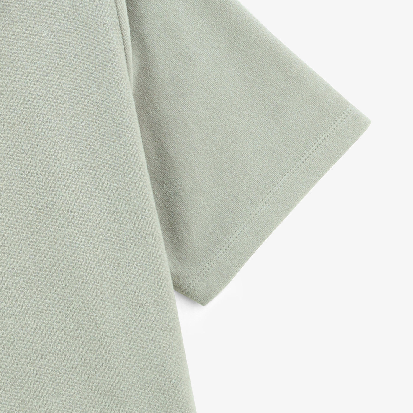 Polo de manga corta Lane de felpa de algodón gris pizarra para hombre SERGE BLANCO