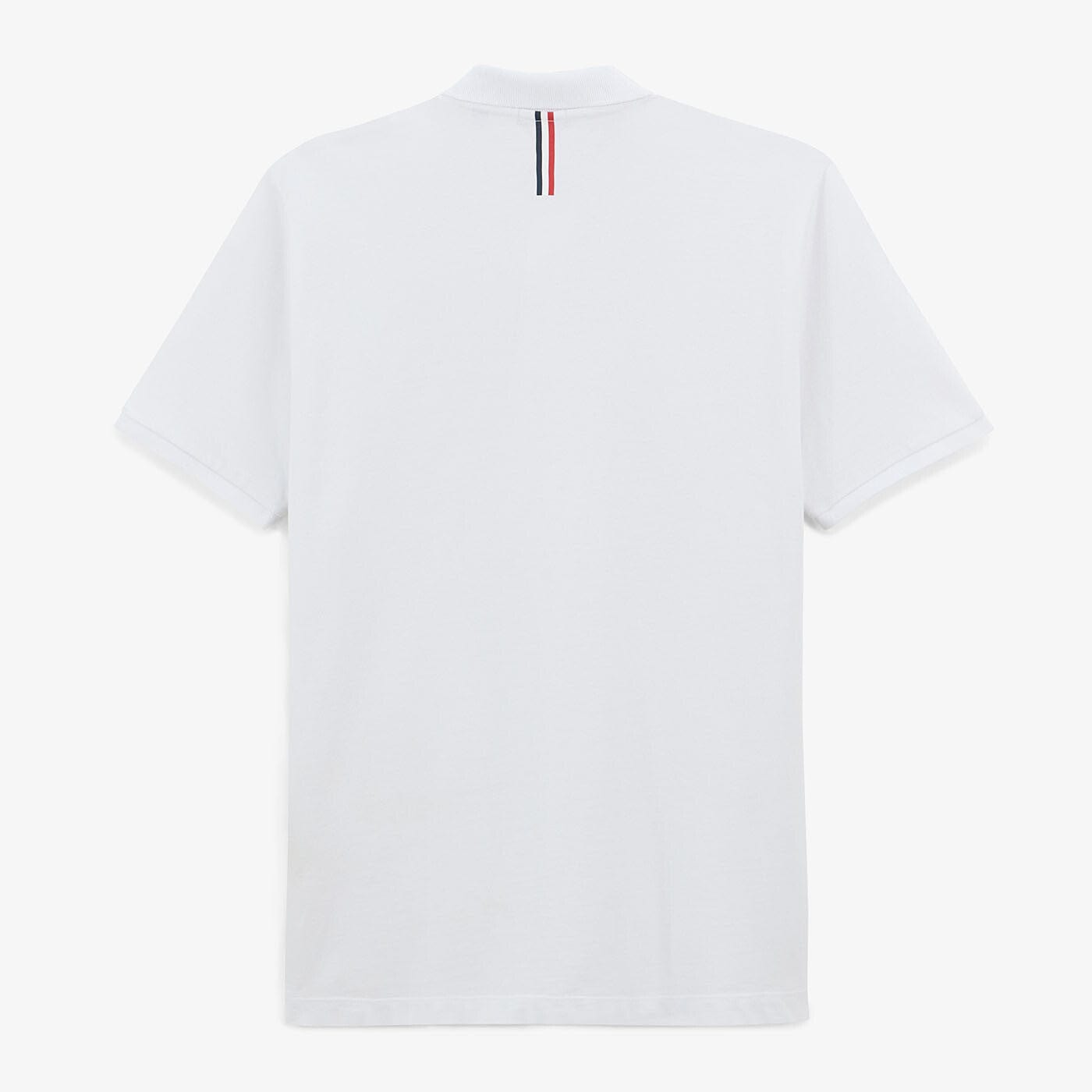 Polo de manga corta Lucas de piqué de algodón blanco corte amplio para hombre SERGE BLANCO