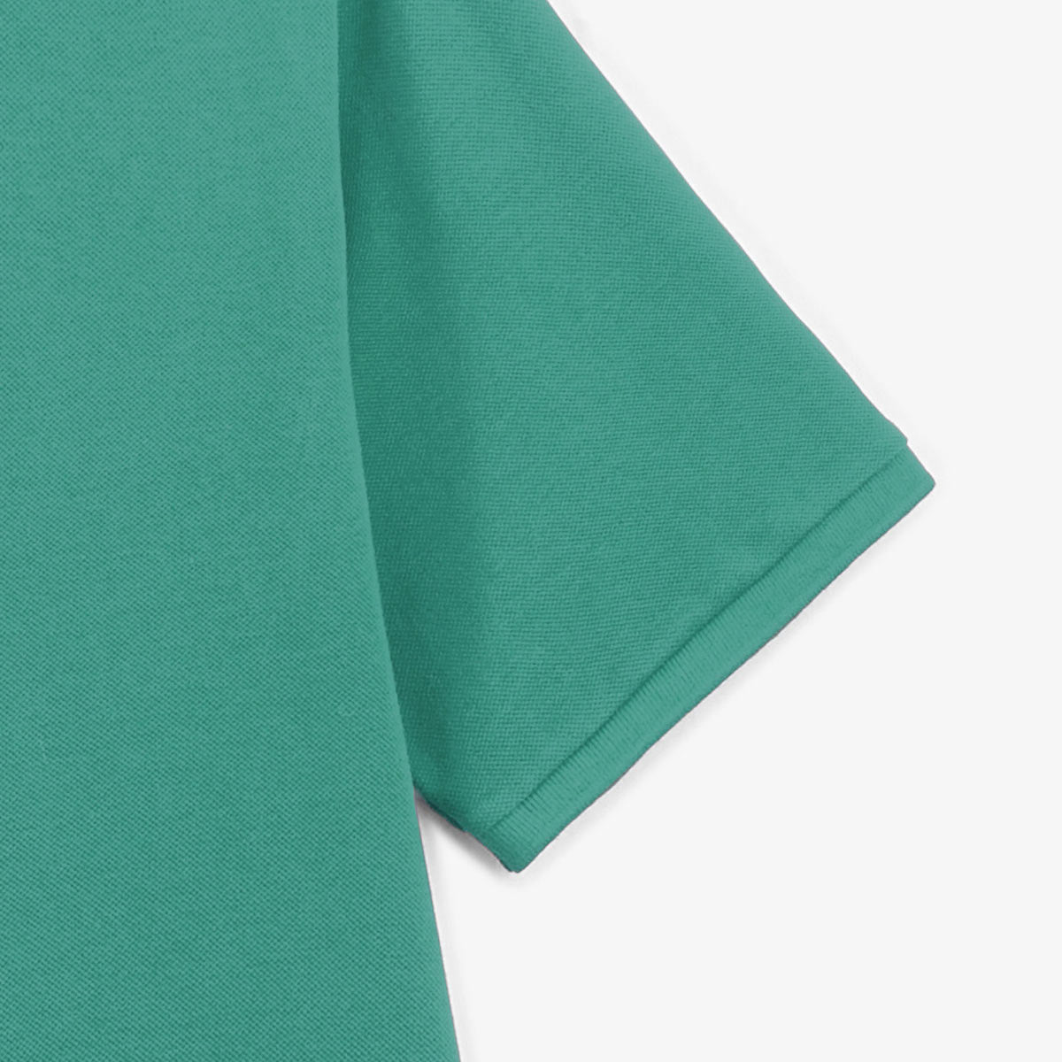 Polo de manga corta Lucas de algodón piqué azul turquesa corte amplio para hombre SERGE BLANCO