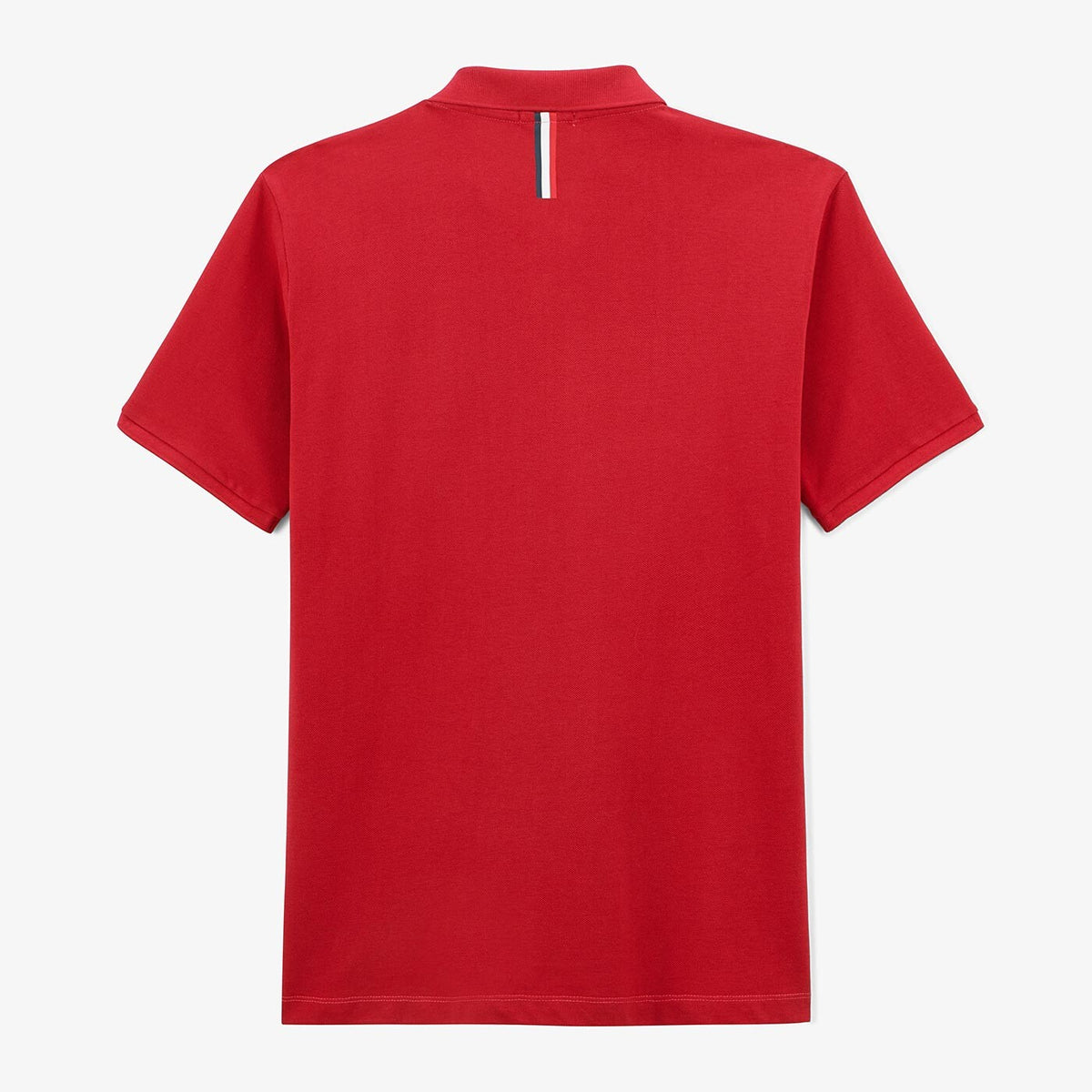 Polo de manga corta Lucas de algodón rojo para hombre SERGE BLANCO