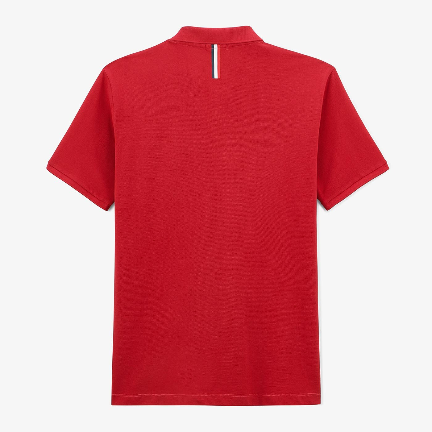 Polo de manga corta Lucas de algodón rojo para hombre SERGE BLANCO